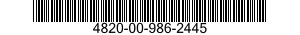 4820-00-986-2445  4820009862445 009862445