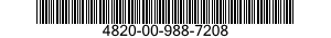 4820-00-988-7208  4820009887208 009887208