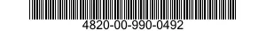 4820-00-990-0492  4820009900492 009900492