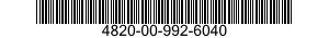 4820-00-992-6040  4820009926040 009926040