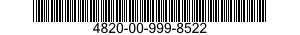 4820-00-999-8522 VALVE,REGULATING,FLUID PRESSURE 4820009998522 009998522