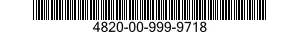 4820-00-999-9718 VALVE 4820009999718 009999718