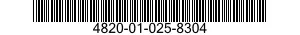 4820-01-025-8304 VALVE,SPECIAL 4820010258304 010258304