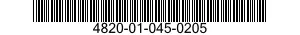 4820-01-045-0205 VALVE,CHECK 4820010450205 010450205
