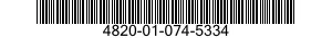 4820-01-074-5334  4820010745334 010745334