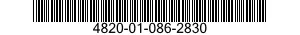 4820-01-086-2830 VALVE,GLOBE 4820010862830 010862830