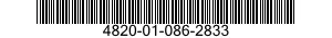 4820-01-086-2833 VALVE,CHECK 4820010862833 010862833