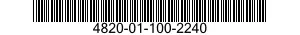 4820-01-100-2240 CAP NUT,CHECK VALVE 4820011002240 011002240