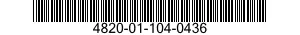 4820-01-104-0436  4820011040436 011040436