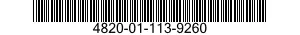 4820-01-113-9260 VALVE,REGULATING,FLUID PRESSURE 4820011139260 011139260