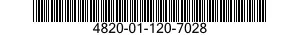 4820-01-120-7028 VALVE,STOP-CHECK 4820011207028 011207028