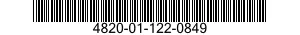 4820-01-122-0849 VALVE,CHECK 4820011220849 011220849