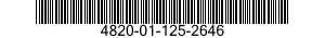 4820-01-125-2646  4820011252646 011252646