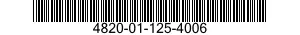 4820-01-125-4006 STOP BRACKET,VALVE 4820011254006 011254006