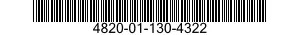 4820-01-130-4322 VALVE,SAFETY RELIEF 4820011304322 011304322
