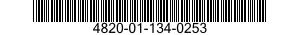 4820-01-134-0253 VALVE,GLOBE 4820011340253 011340253