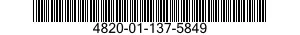 4820-01-137-5849 VALVE,CHECK 4820011375849 011375849