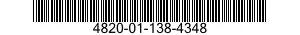 4820-01-138-4348 VALVE,ANGLE 4820011384348 011384348