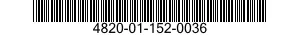 4820-01-152-0036 STEM,FLUID VALVE 4820011520036 011520036