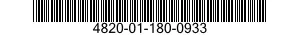 4820-01-180-0933 VALVE,CALIBRATED FLOW 4820011800933 011800933