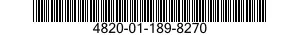 4820-01-189-8270 VALVE,PURGE 4820011898270 011898270