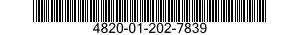 4820-01-202-7839 VALVE,SAFETY RELIEF 4820012027839 012027839