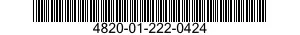 4820-01-222-0424  4820012220424 012220424