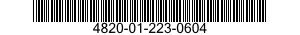 4820-01-223-0604 BODY,VALVE 4820012230604 012230604