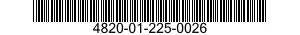 4820-01-225-0026 VALVE,RELIEF,PRESSURE AND TEMPERATURE 4820012250026 012250026