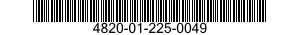 4820-01-225-0049  4820012250049 012250049