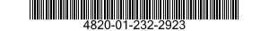 4820-01-232-2923 BODY,VALVE 4820012322923 012322923