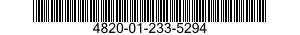 4820-01-233-5294 VALVE,GLOBE 4820012335294 012335294