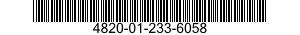 4820-01-233-6058  4820012336058 012336058
