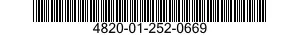 4820-01-252-0669 VALVE,GLOBE 4820012520669 012520669