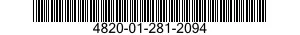 4820-01-281-2094 DISK,VALVE 4820012812094 012812094