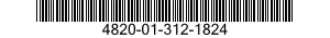 4820-01-312-1824 VALVE,CHECK 4820013121824 013121824