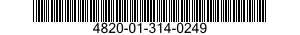 4820-01-314-0249 STEM,FLUID VALVE 4820013140249 013140249