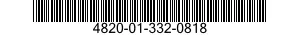 4820-01-332-0818 VALVE,SAFETY RELIEF 4820013320818 013320818