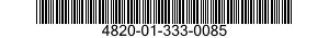 4820-01-333-0085  4820013330085 013330085