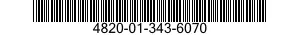 4820-01-343-6070 VALVE,GLOBE 4820013436070 013436070