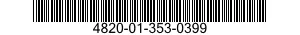 4820-01-353-0399 VALVE,GLOBE 4820013530399 013530399