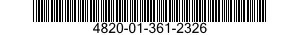4820-01-361-2326  4820013612326 013612326