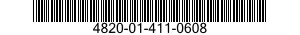 4820-01-411-0608 VALVE,PRESSURE EQUALIZING,GASEOUS PRODUCTS 4820014110608 014110608