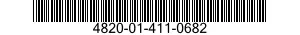 4820-01-411-0682 VALVE,GLOBE 4820014110682 014110682