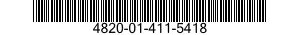 4820-01-411-5418 VALVE-HAND,BYPASS 4820014115418 014115418