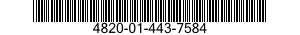 4820-01-443-7584 VALVE,CALIBRATED FLOW 4820014437584 014437584