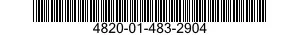 4820-01-483-2904 VALVE,SAFETY RELIEF 4820014832904 014832904