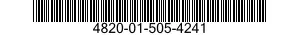 4820-01-505-4241 VALVE,GLOBE 4820015054241 015054241