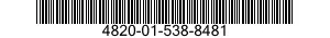 4820-01-538-8481 VALVE,CALIBRATED FLOW 4820015388481 015388481