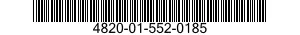 4820-01-552-0185 VALVE,GLOBE 4820015520185 015520185